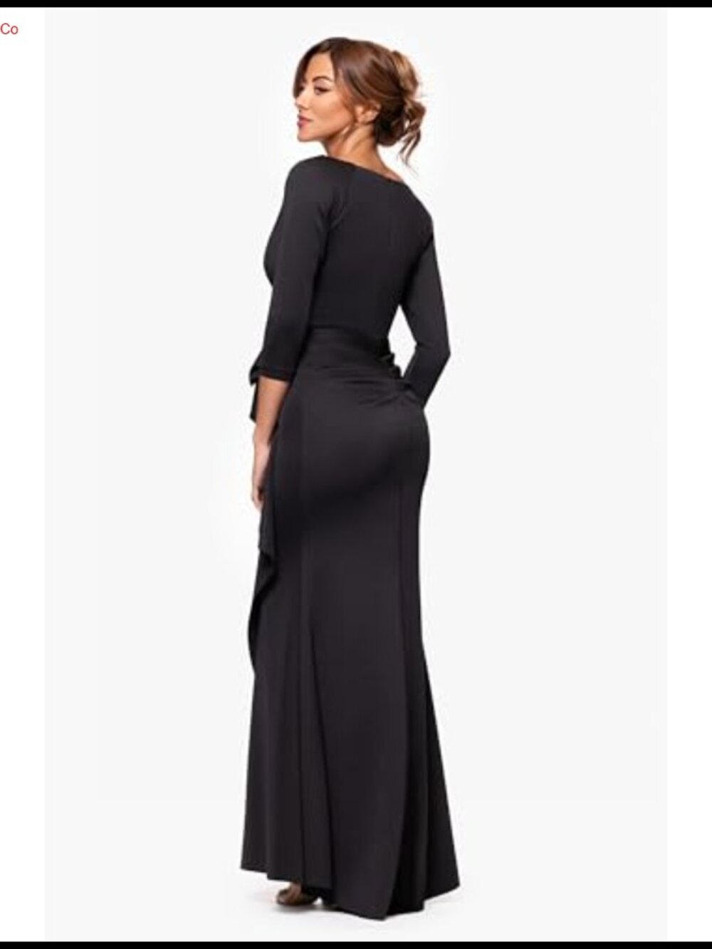 Formal Bodycon Evening Gown Long Sweetheart Off-Shoulder Dress Leg Slit - Picture 2 of 5